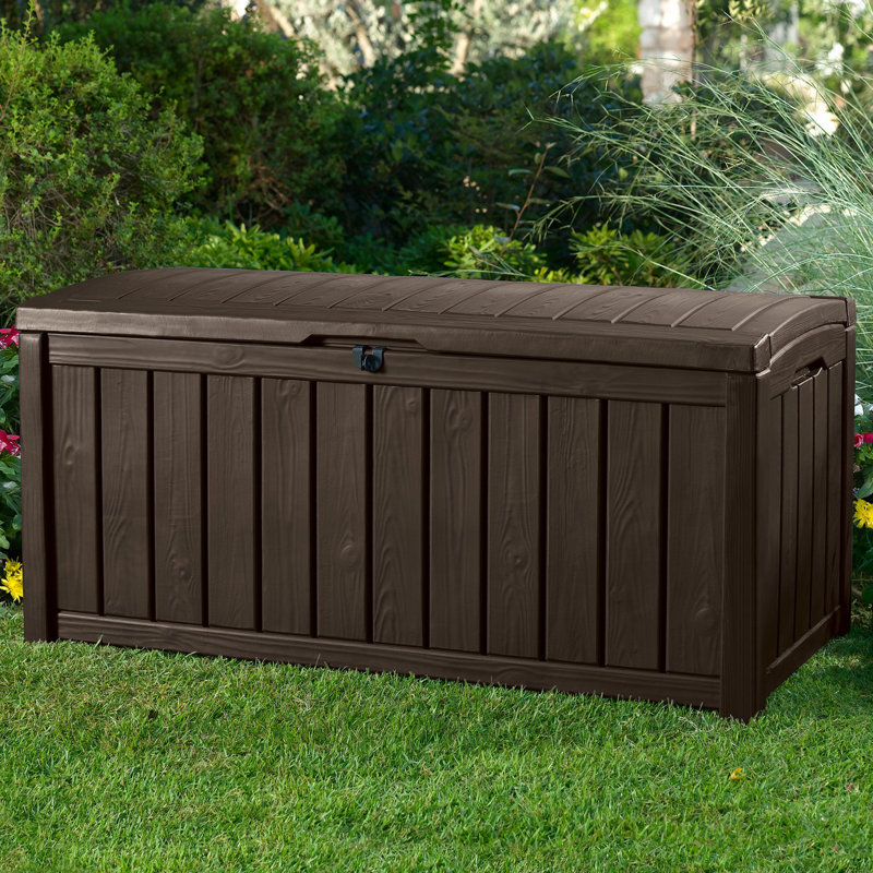 Keter Glenwood 101 Gallon Resin Deck Box & Reviews Wayfair